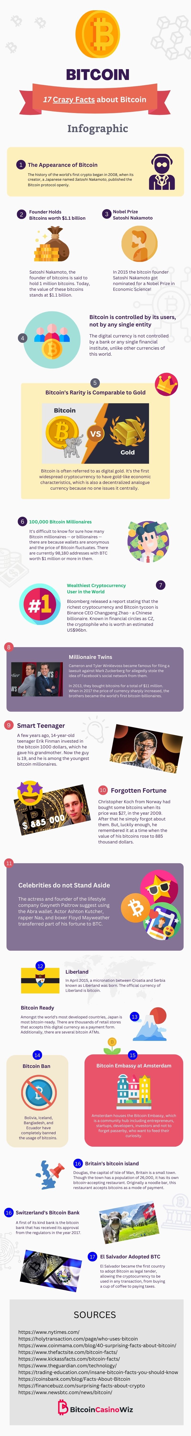 bitcoin facts infographic