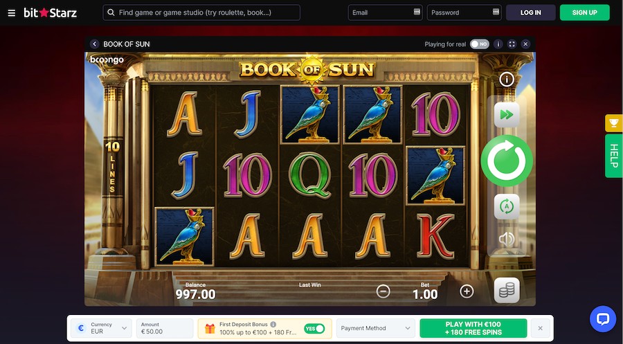 book of sun slot game