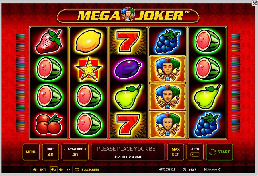 mega joker slot game