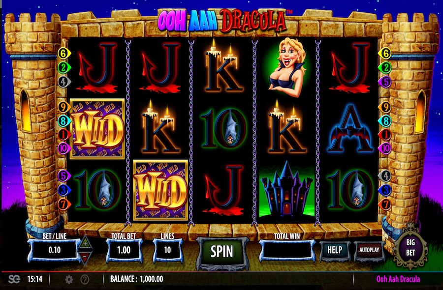 ooh ahh dracula slot game