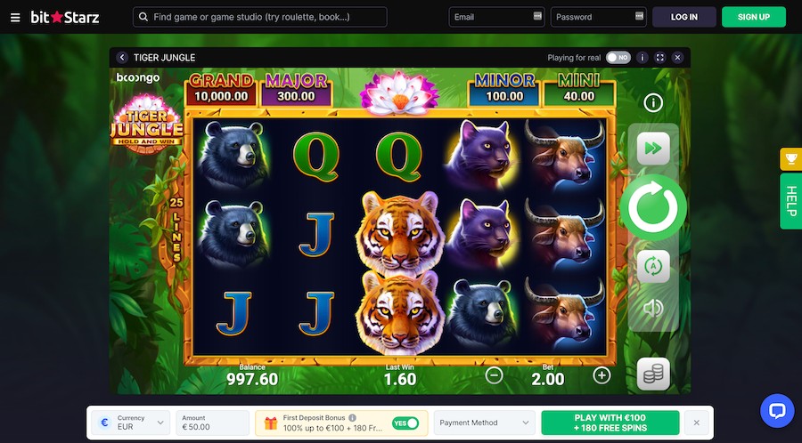 tiger jungle slot game