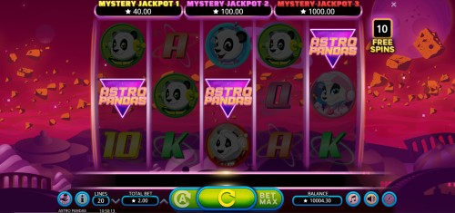 astro pandas slot free spins