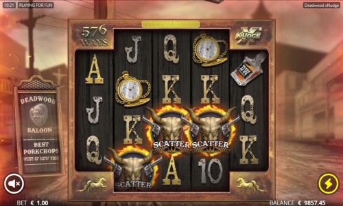 deadwood slot gunslinger spins