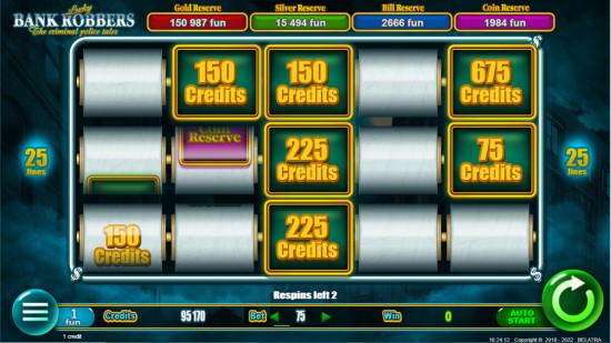 lucky robbers slot bonus game