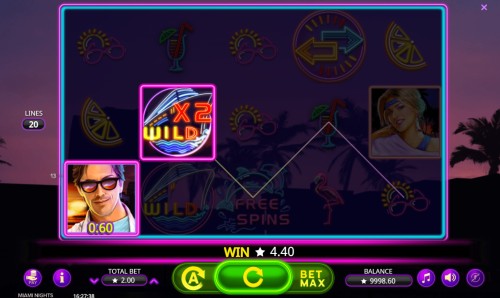 miami nights slot multiplier wilds