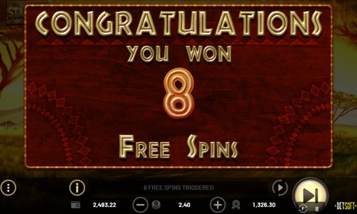 stampede slot free spins