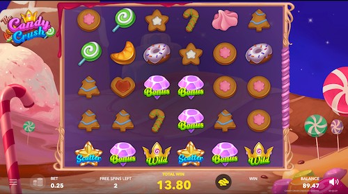 the candy crush slot purple gem