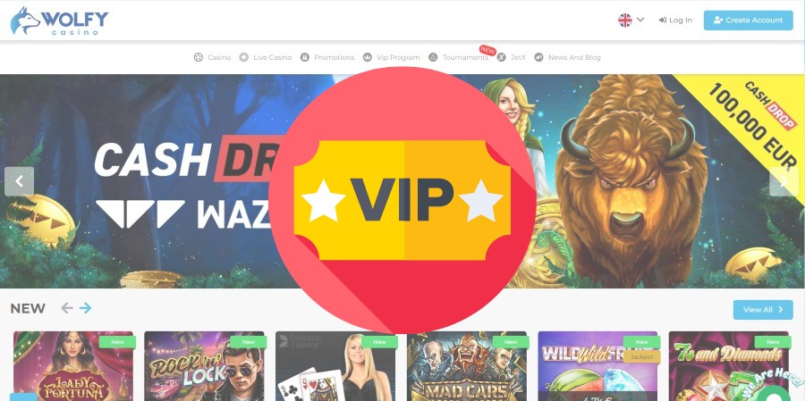 wolfy casino vip program