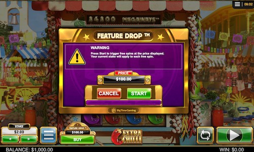 extra chilli megaways slot feature drop