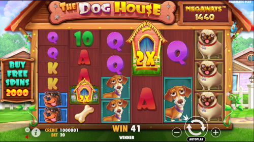 the dog house megaways slot multiplier