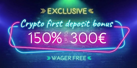 vegaz casino crypto welcome offer