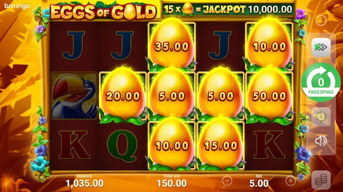 eggs of gold jackpot