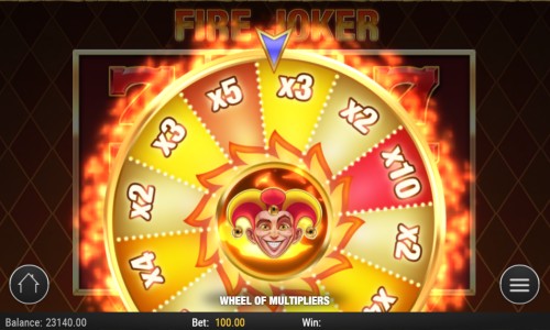 fire joker slot multiplier