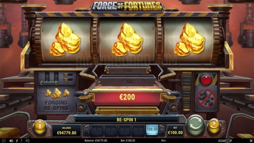 forge of fortunes slot respins