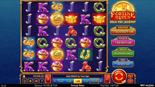 fortune reels slot gold coin