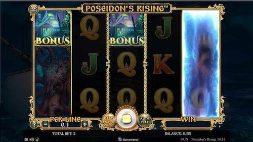 poseidon riseing slot free spins