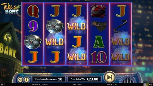 take the bank slot free spins