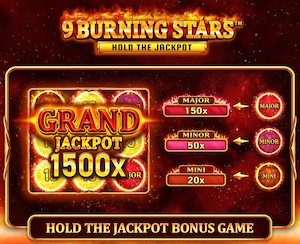 9 burning stars slot jackpots