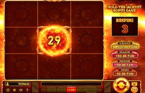 9 burning stars slot respins