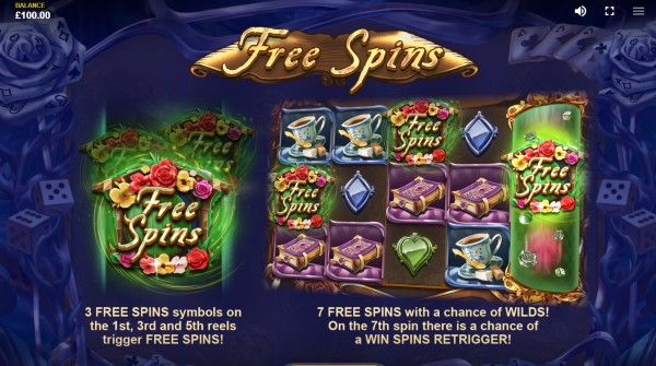 in the rabbit hole slot free spins