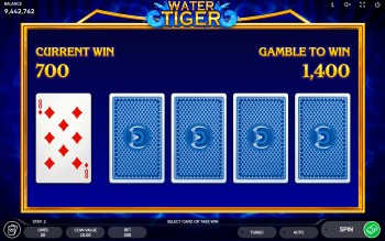 water tiger slot gamble feature
