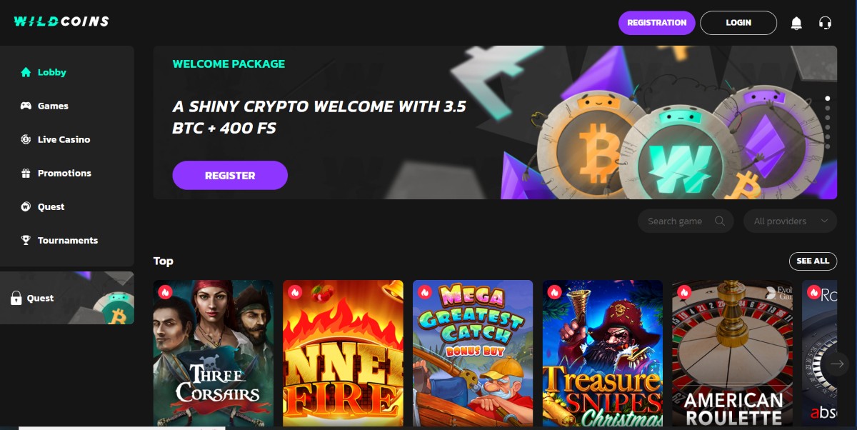 wildcoins casino review