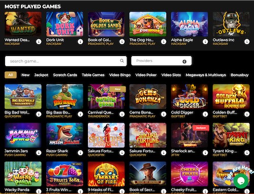 black lion casino games