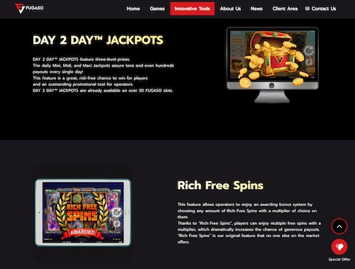 fugaso casinos bonus features