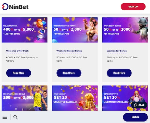 ninbet-bonus