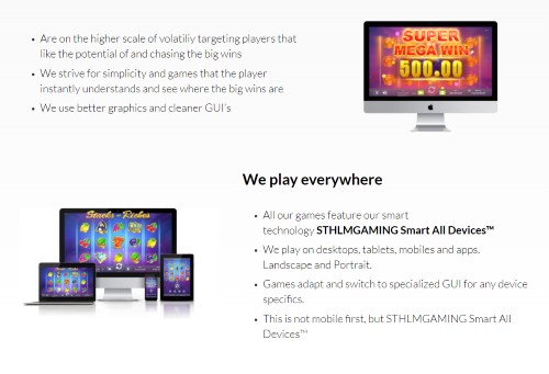 sthlm gaming slot features