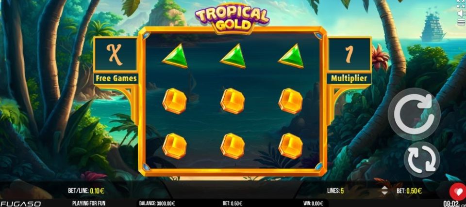 tropical gold slot review