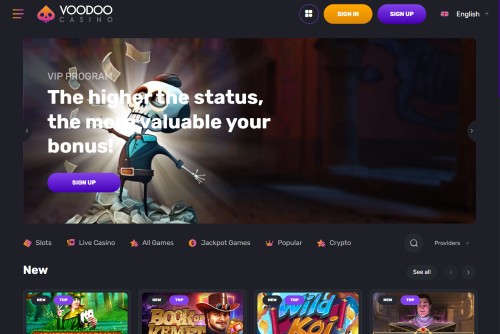 voodoo casino features