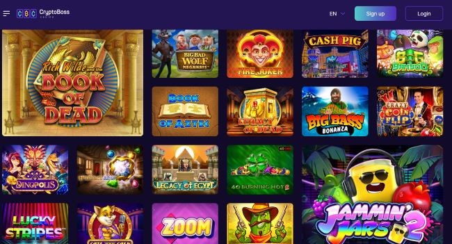 cryptoboss casino slots